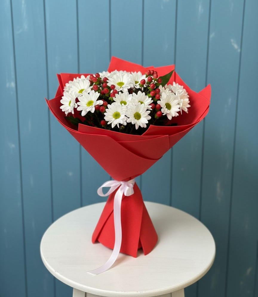 Букет цветов из: Хризантемы в Введенском Курганской области