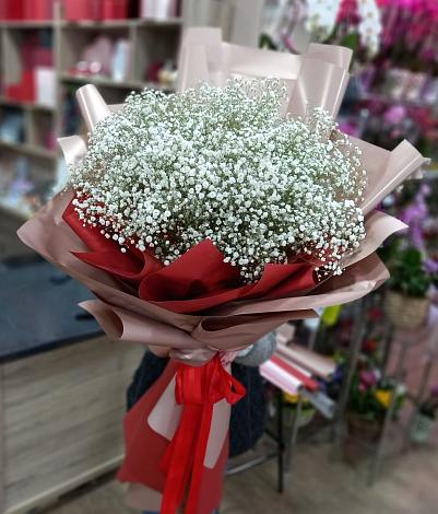 Букет цветов из: Гипсофила в Введенском Курганской области