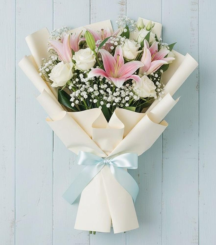 Букет цветов из: Лилии в Введенском Курганской области