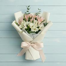 Букет цветов из:  Альстромерии #REPLACE_PRED# Введенском Курганской области