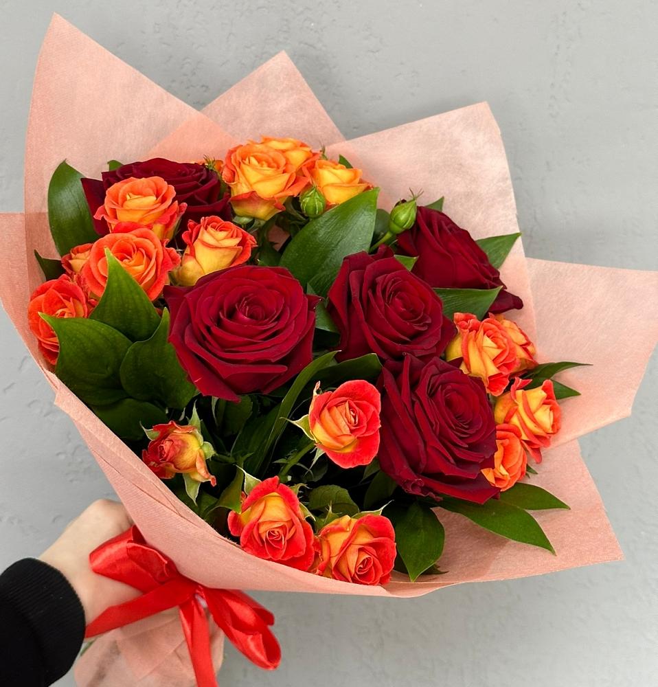 Букет Любовь и восторг в Введенском Курганской области