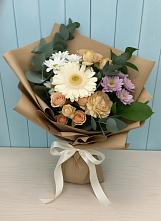 Букет цветов из:  Герберы и Хризантемы в Введенском Курганской области