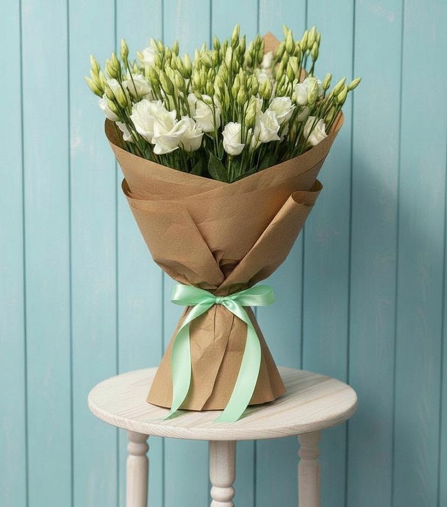 Букет цветов из: Лизиантусы в Введенском Курганской области