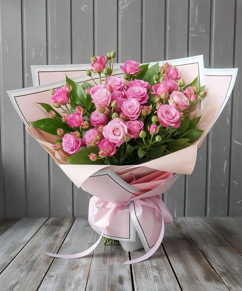 Букет Розовый кустик в Введенском Курганской области