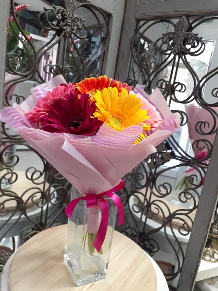 Букет цветов из: Герберы в Введенском Курганской области