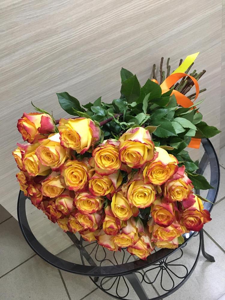 Букет Желтые розы в Введенском Курганской области