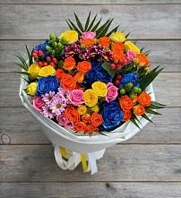Букет цветов из:  Розы и Хризантемы в Введенском Курганской области