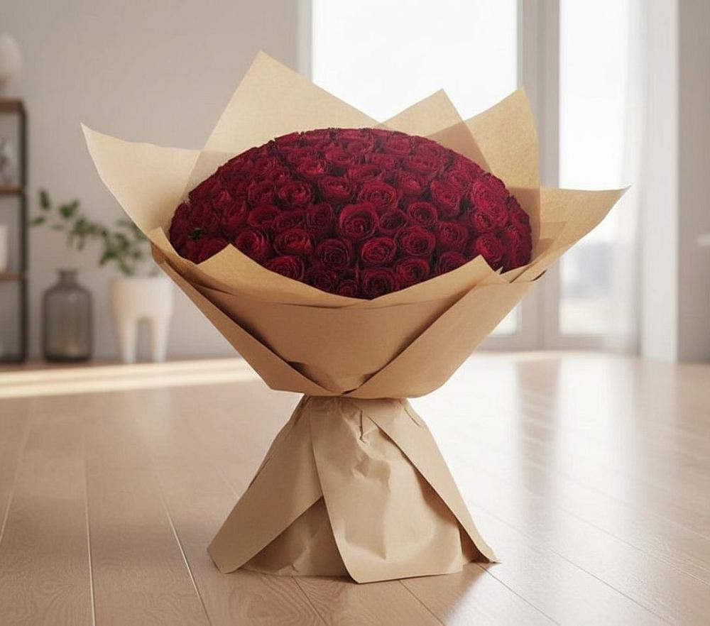 Букет 101 Красная роза в Введенском Курганской области