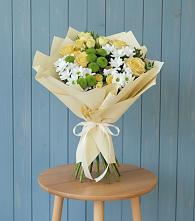 Букет цветов из:  Хризантемы и Розы в Введенском Курганской области