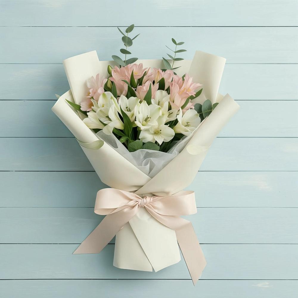 Букет цветов из: Альстромерии в Введенском Курганской области