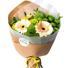 Букет цветов из:  Герберы, Розы и Хризантемы в Введенском Курганской области