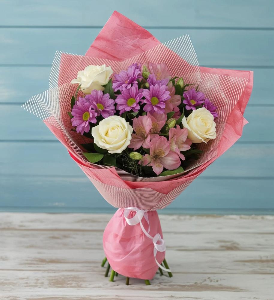 Букет цветов из: Герберы в Введенском Курганской области