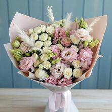 Букет цветов из:  Альстромерии и Розы в Введенском Курганской области
